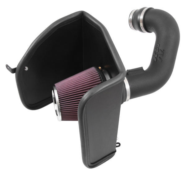 K&N 2015 Chevy Colorado 3.6L V6 Aircharger Performance Intake - 63-3088 for 2015-2016 Chevrolet Colorado - front view