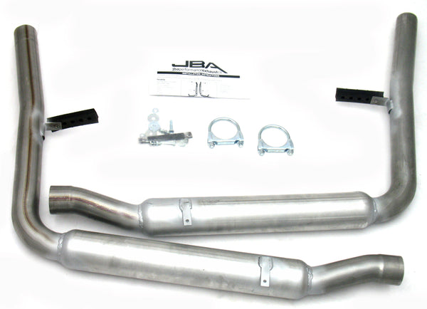JBA 65-70 Ford Mustang 260-428 409SS GT350R Style Dual Side Header Back Exhaust - 50-2652 for 1964-1970 Ford Mustang - front 