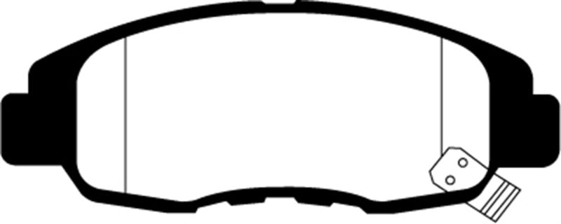 EBC 05-07 Ford F250 (inc Super Duty) 5.4 (2WD) Greenstuff Front Brake Pads - DP61777