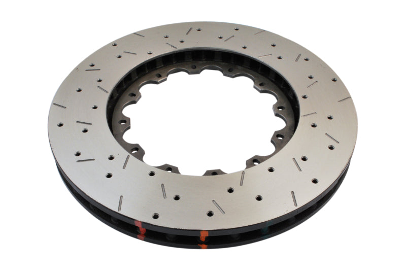 DBA 00-05 Mitsubishi Evo V/VI/VII/VIII / 06-08 Evo IX Front Drilled &amp; Slotted 5000 Series Brembo Onl