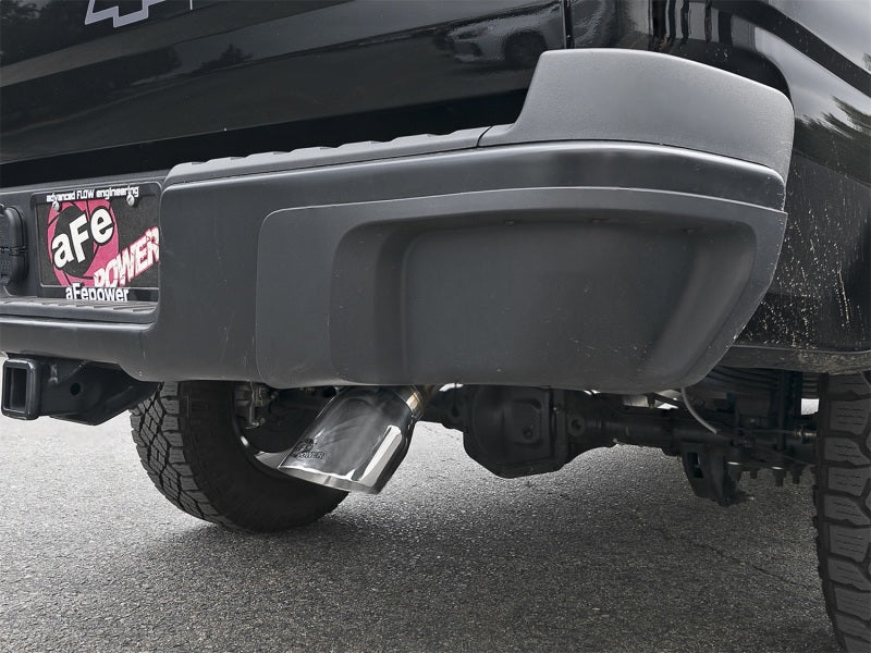 aFe MACH Force-Xp Hi-Tuck 3in. 409 SS C/B Exhaust 15-18 GM Colorado L4-2.5L/V6-3.6L - Polished Tip - 49-44099-P