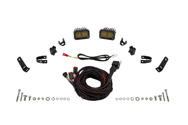 Diode Dynamics Stage Series 1 In Roll Bar Chase Light Kit SSC2 Pro - Yellow (Pair) - DD7725