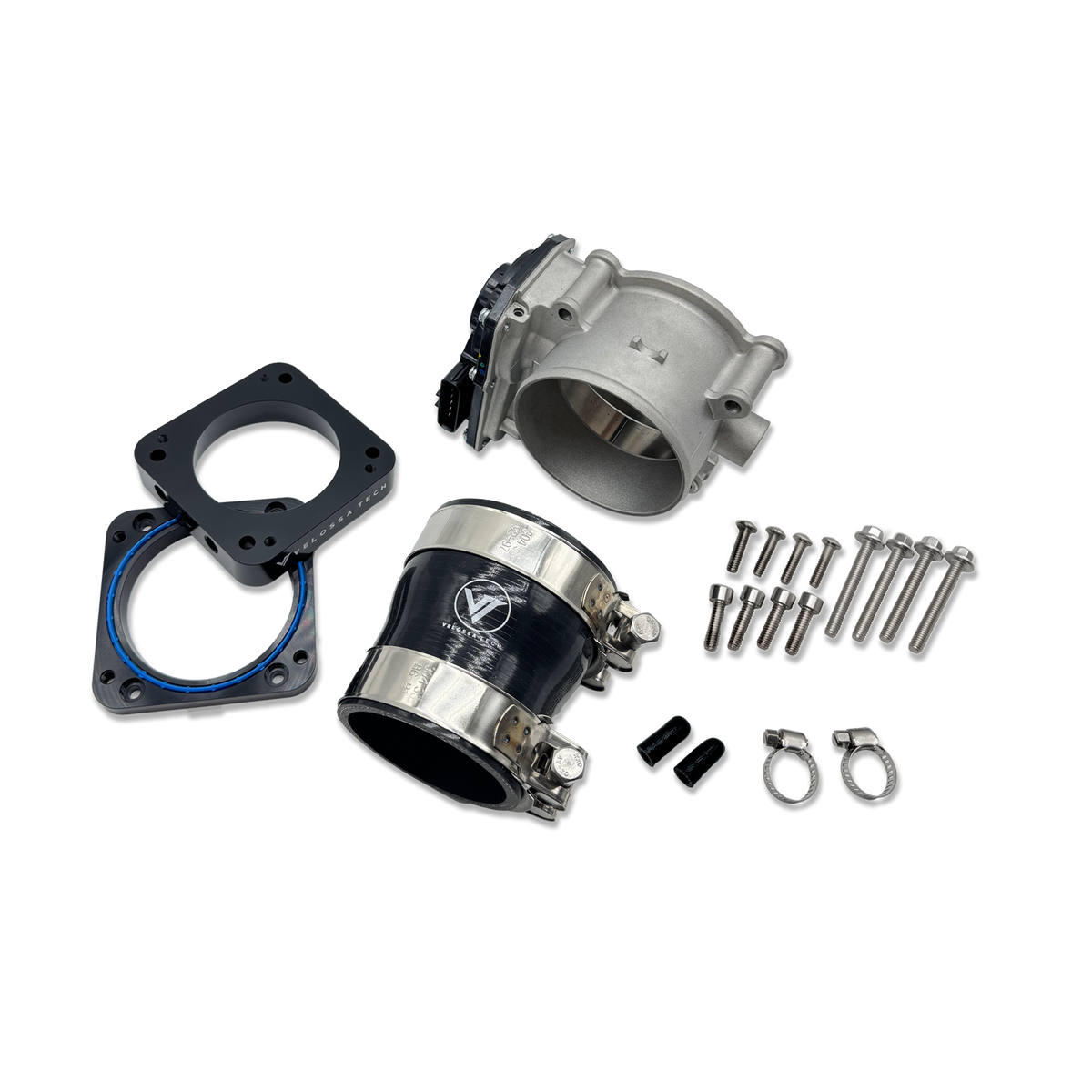 2017+ Kia Stinger 3.3T and Genesis G70 3.3T - 76mm KING SIZE Throttle Body and Multi-Plate Adapter Kit