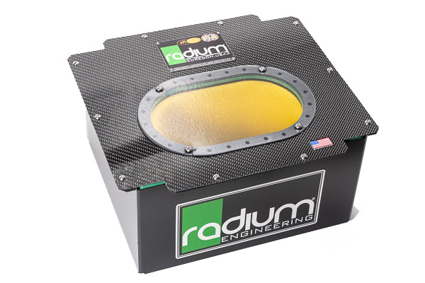 Radium Engineering Carbon Fiber Fuel Cell Lid - 6 Gallon - 13-0406-01