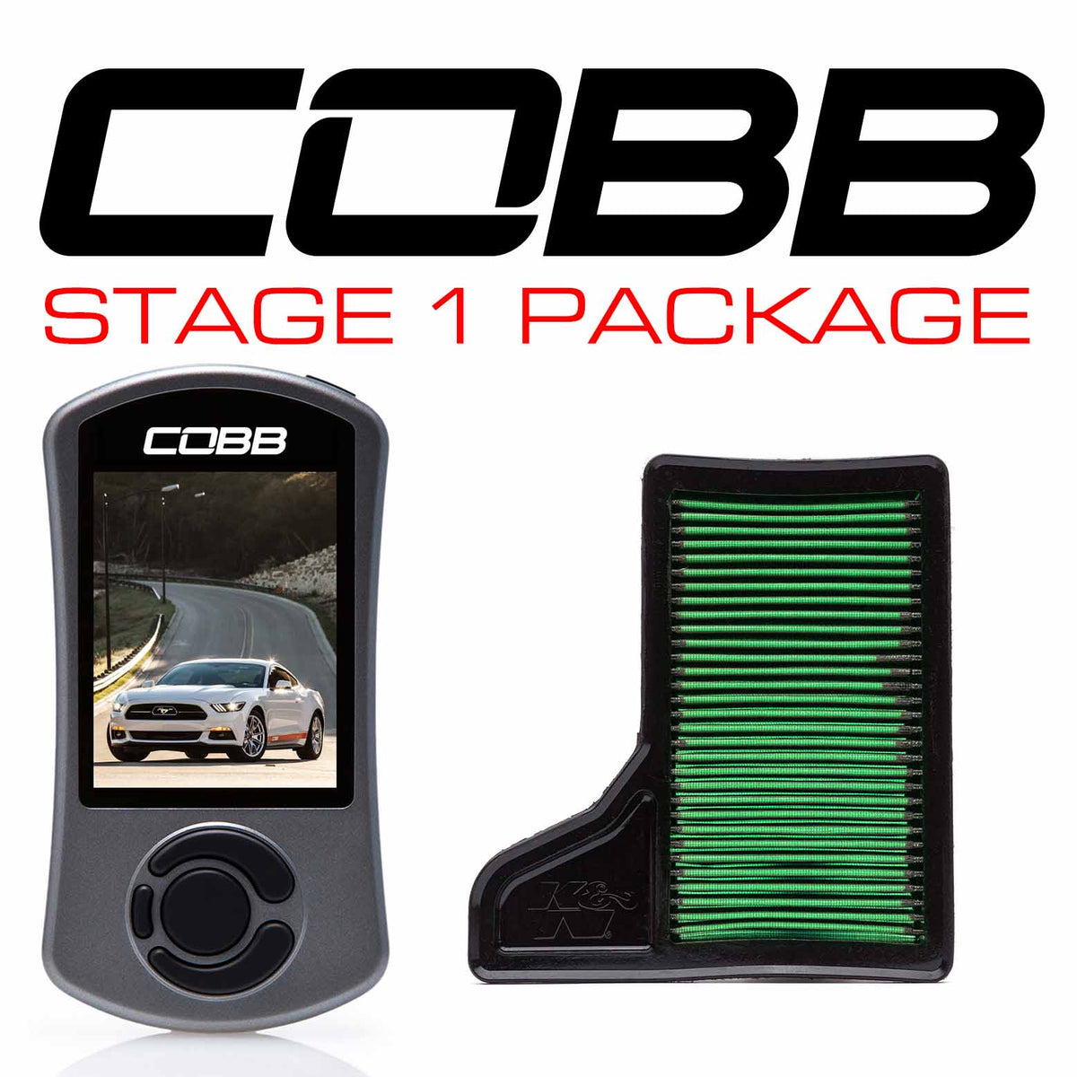 Cobb 15-19 Ford Mustang Ecoboost Stage 1 Power Package - 6M1X01