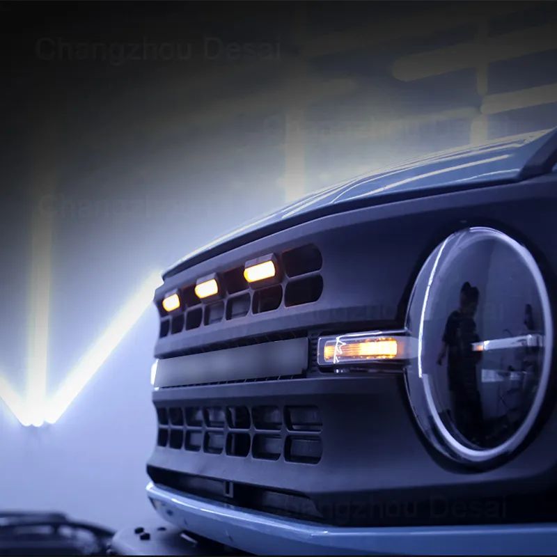 Raptor Racing Gold Series - 21+ Ford Bronco w/High End Grill 3 LED Grill Lights