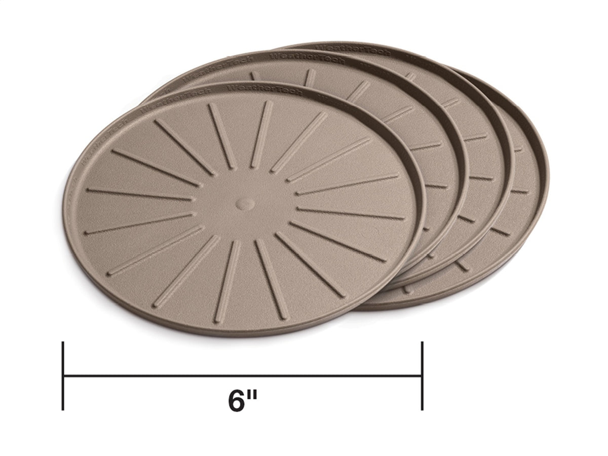Weathertech - Round Coaster Set - Terracotta 4 pc. - 8A6CSTTC