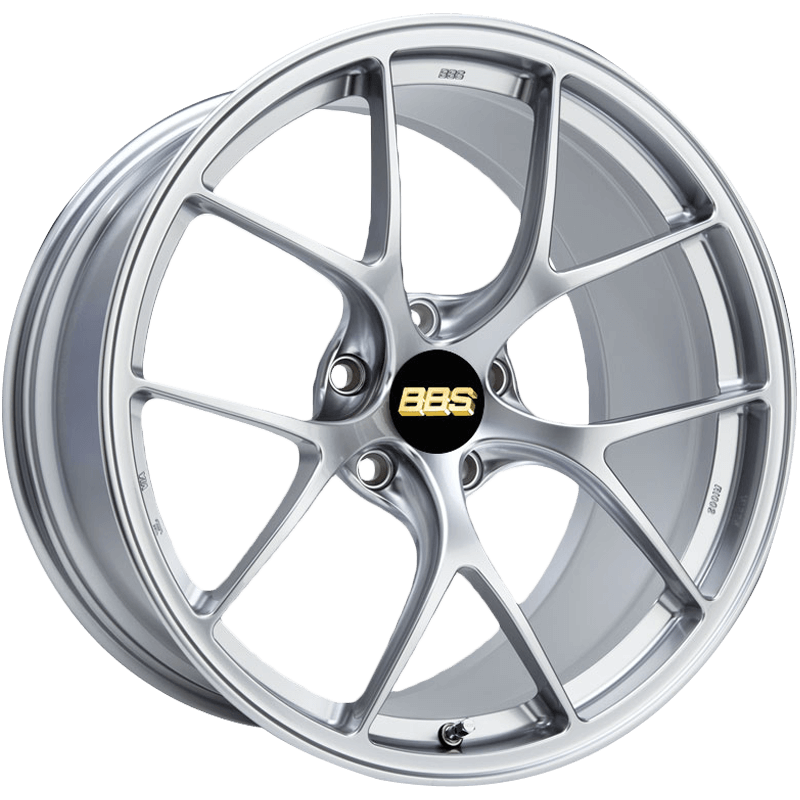 BBS RI-D 21x10.5 5x112 ET10 Diamond Silver Wheel -82mm PFS/Clip Required - RI102DS