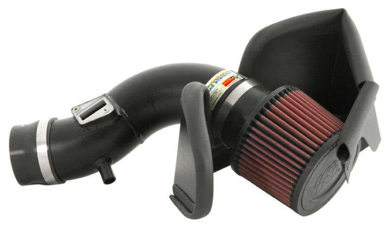 K&N 07-08 Nissan Sentra SE-R Spec VL4-2.5L Typhoon Short Ram Intake - 69-7001TTK for 2007-2012 Nissan Sentra - front view