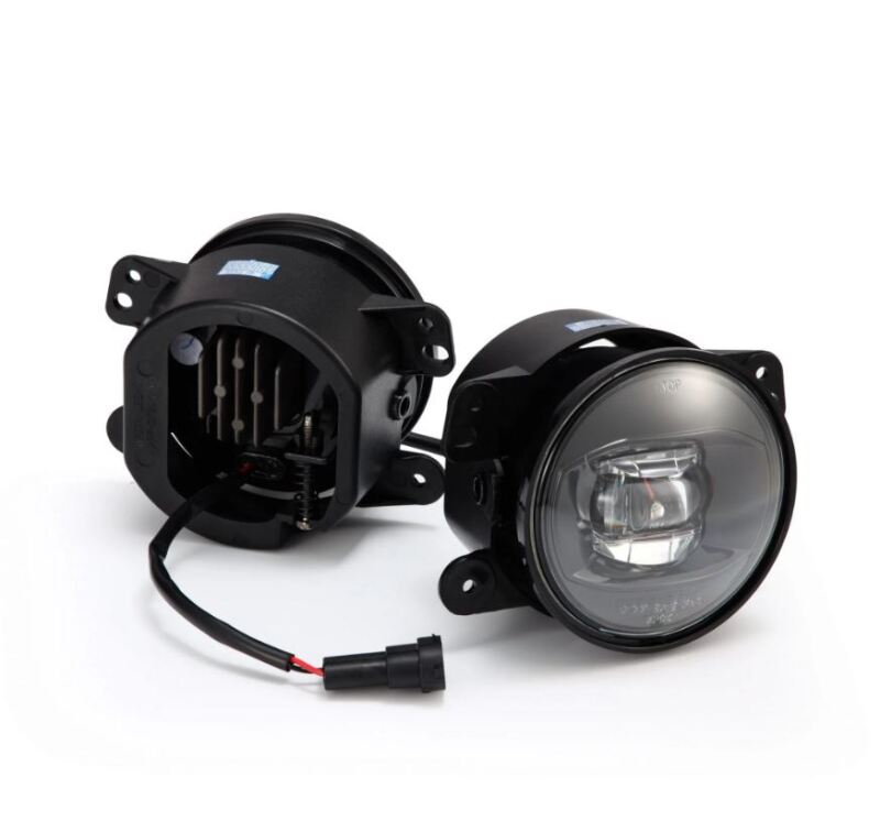 AlphaRex Universal Chrysler/Dodge/Hummer/Jeep DoubleTap Dual Color LED Proj Fog Lights - White/Amber - 210004