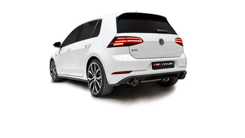 Remus 2018 Volkswagen GTI Mk VII (Facelift) 2.0L TSI Axle Back Exhaust (Tail Pipes &amp; Conn Tube Req) - 957117 1500