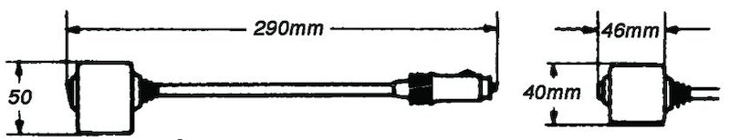 Hella Reading Lamp Black Mg12 2Ab - 004532021