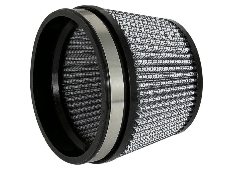 aFe MagnumFLOW Dry S Air Filter 5in. F x 5-3/4in. B x 4-1/2in. T (INV) x 3-1/2in. H - 21-91130