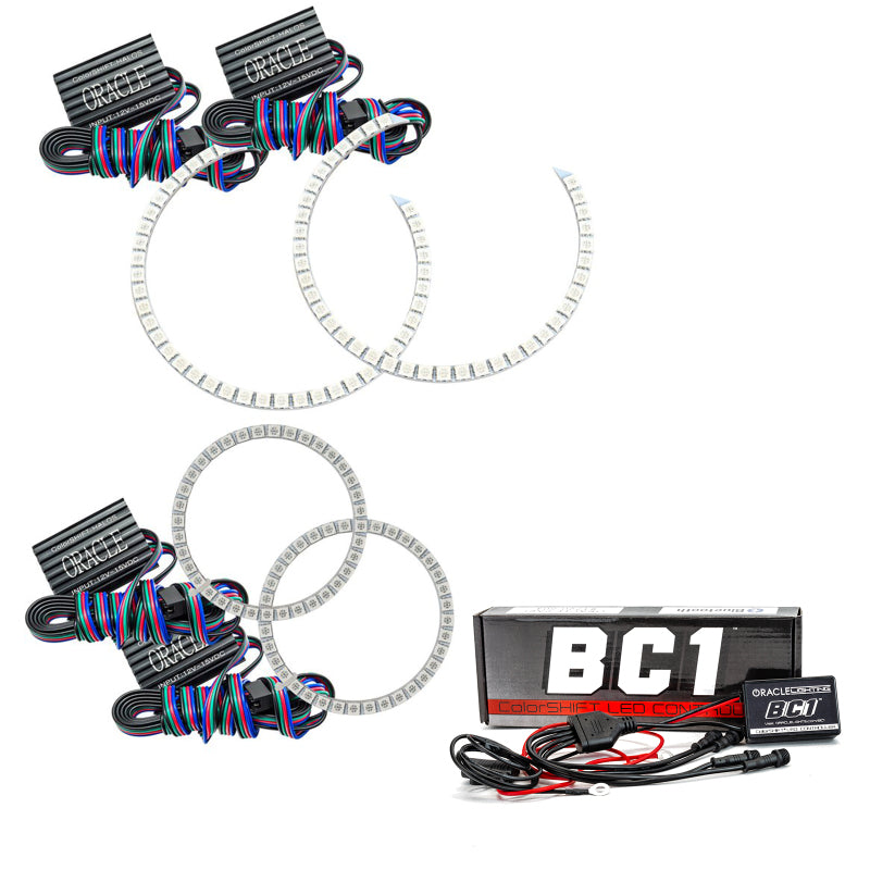 Oracle Mercedes Benz C-Class 08-11 Halo Kit - ColorSHIFT w/ BC1 Controller SEE WARRANTY - 2291-335