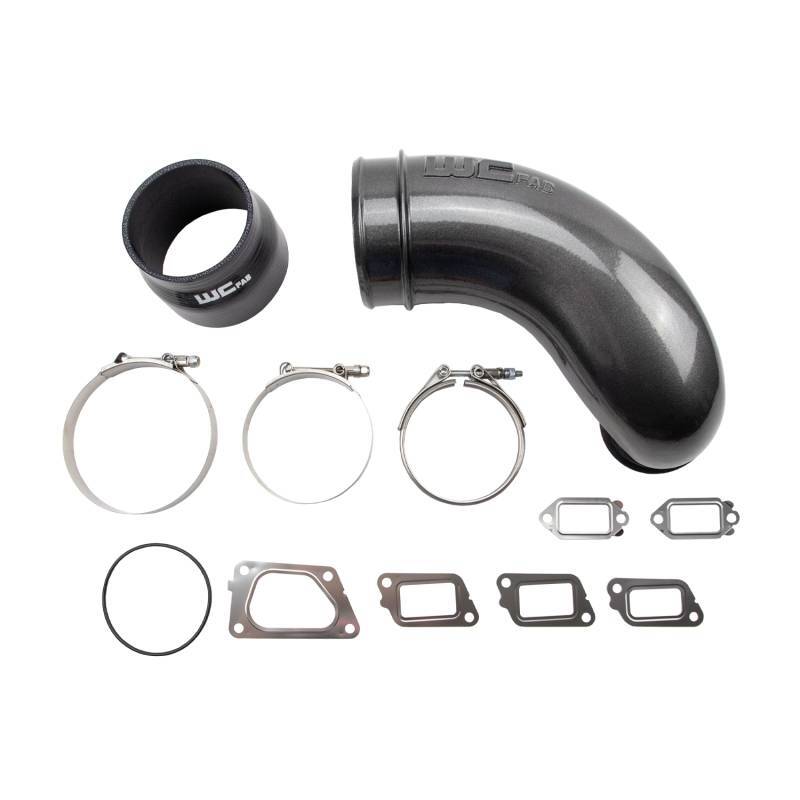 Wehrli 11-16 GM Duramax LML 5in Intake Horn - Brizzle Blue - WCF100417-BRZ