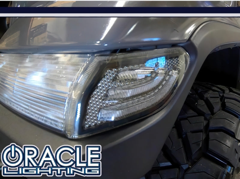 Oracle Jeep Wrangler JL Smoked Lens LED Front Sidemarkers SEE WARRANTY - 5853-504