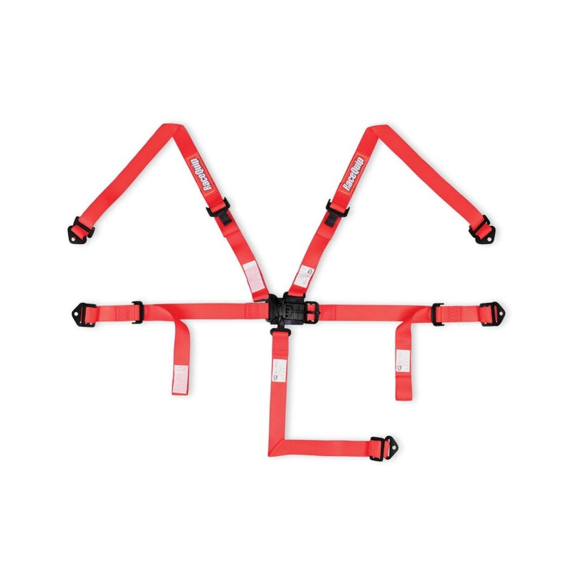 RaceQuip Red JR. L & L 5pt Harness - 709019RQP