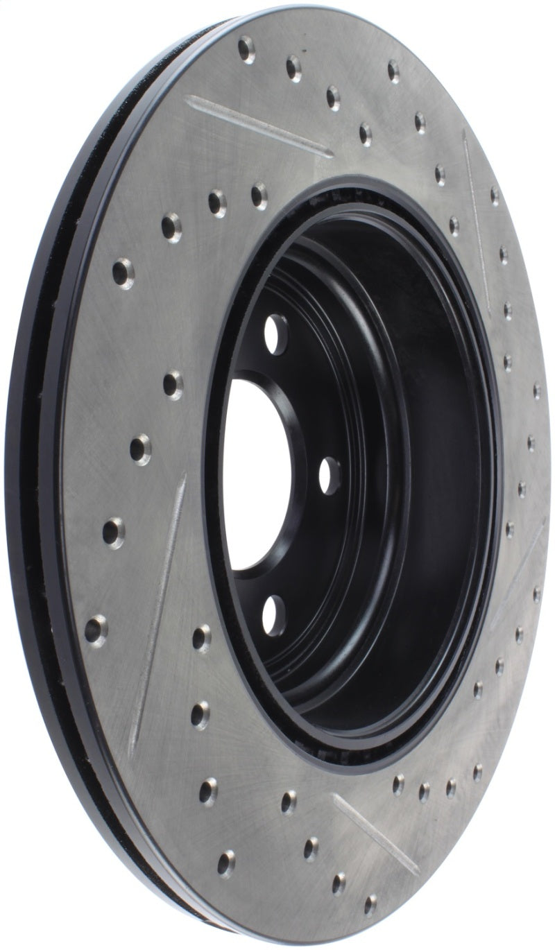 StopTech 12-16 BMW 335i Slotted & Drilled Rear Right Rotor - 127.34141R
