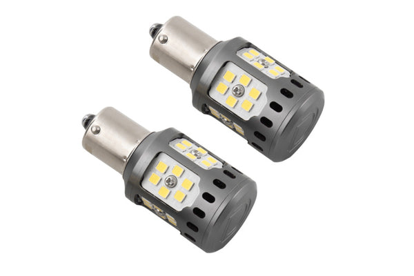 Diode Dynamics 1156 XPR LED Bulb - Cool - White (Pair) - DD0369P for 2000-2008 Audi S4 - front view