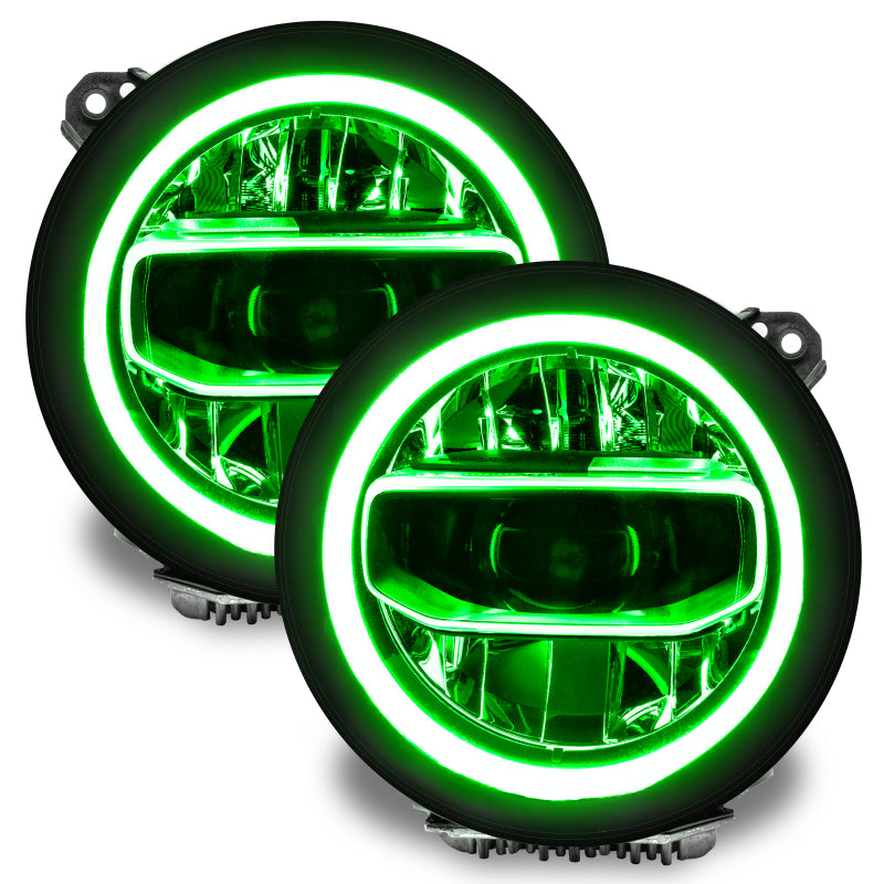 Oracle Jeep Wrangler JL/JT RGB+W Headlight DRL  Kit - ColorSHIFT w/ Simple Controller SEE WARRANTY - 1346-504