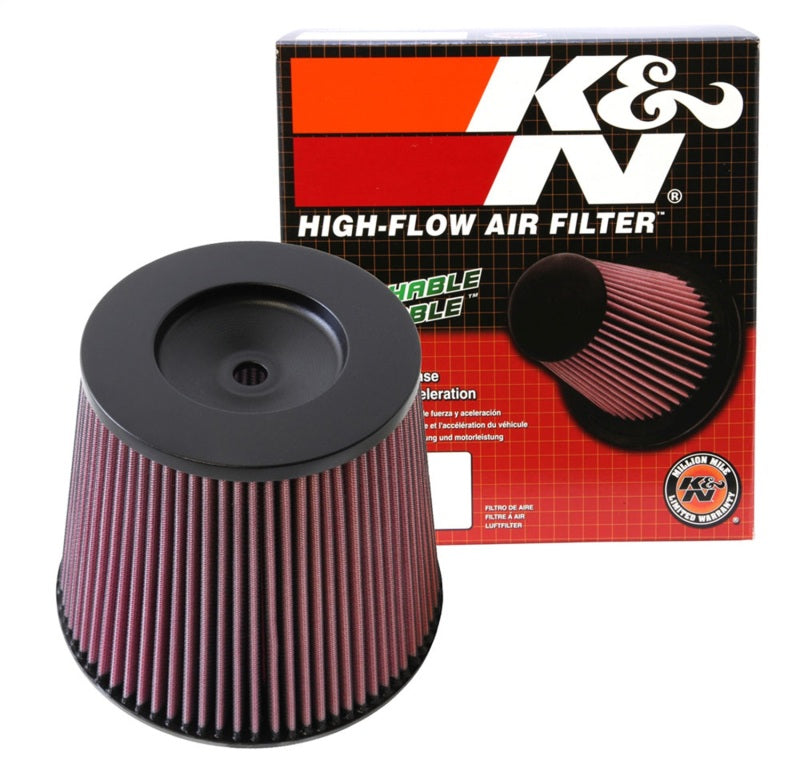 K&amp;N Universal Round Tapered Filter 6in Flange ID x 9in Base OD x 6.625in Top OD x 7.5in Height - RC-5282