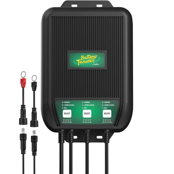 Battery Tender 30A 12V Wave Charge Pro 3 Bank Battery Charger Marine - 022-1008-DL-WH - front view