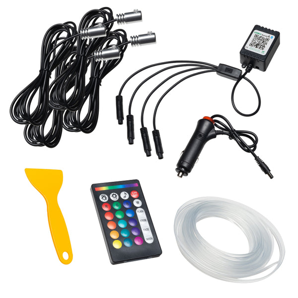 ORACLE Lighting Jeep Wrangler JL / Gladiator JT ColorSHIFT Fiber Optic LED Interior Kit SEE WARRANTY - 4236-333 for 2018-2023