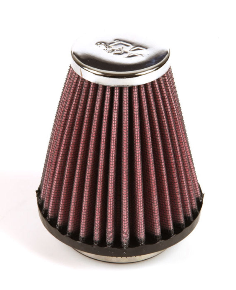 K&amp;N Universal Clamp-On Air Filter 2-1/8in Flange 3-1/2in Base 2in Top 4in Height - RC-1920
