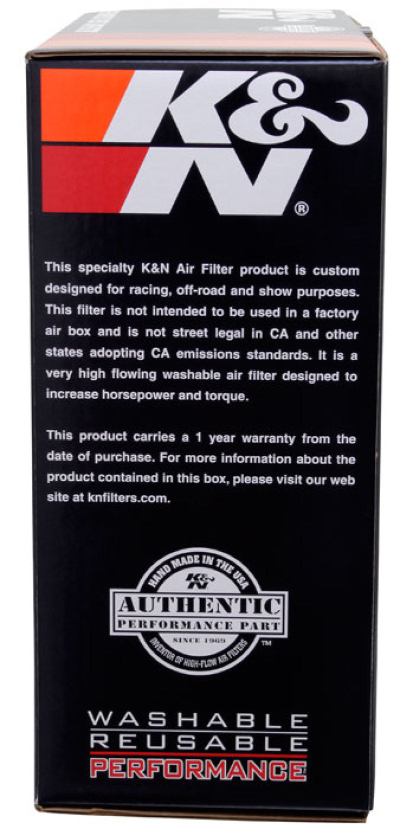 K&amp;N Round Air Filter Assembly 14in. ID / 4..12in. Height / 5.125in. Neck Flange / 7/8in. Drop Ba - 60-1440