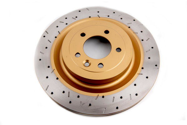 DBA 14-18 Land Rover Range Rover Sport (w/Brembo Brakes) V8 Rear 4000 Series Drilled & Slotted Rotor - DBA43091XS