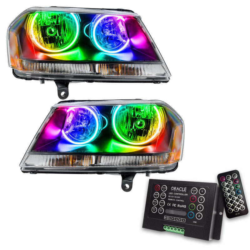 Oracle 08-14 Dodge Avenger RT SMD HL - Black - ColorSHIFT w/ 2.0 Controller SEE WARRANTY - 8101-333