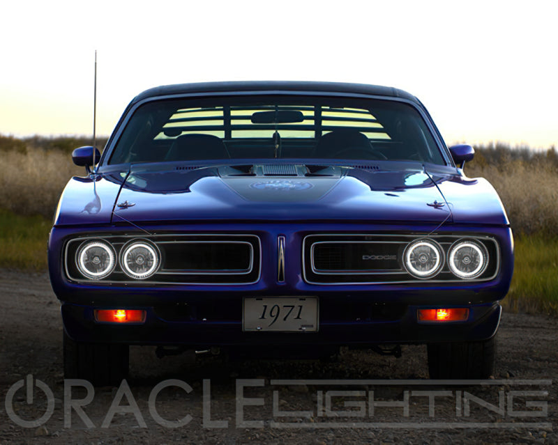 Oracle Pre-Installed Lights 5.75 IN. Sealed Beam - ColorSHIFT Halo SEE WARRANTY - 6904-333