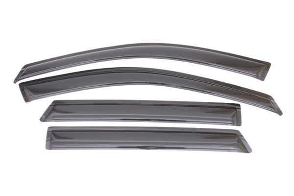 AVS 13-18 Hyundai Santa Fe (Excl. XL Model) Ventvisor Outside Mount Window Deflectors 4pc - Smoke - 94534 for 2013-2019 Hyund