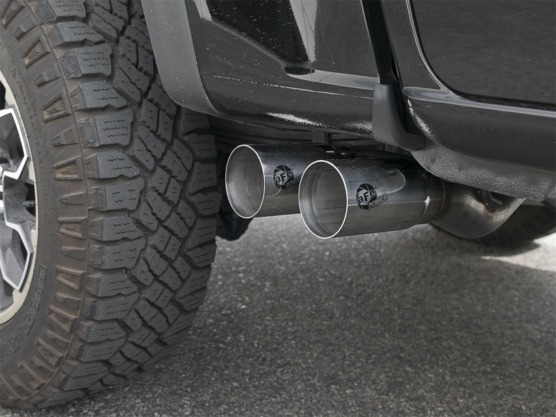aFe MACH Force-XP 3in 409 SS Cat-Back Exhaust w/ Polished Tip 17-19 GM Colorado/Canyon V6-3.6L - 49-44096-P