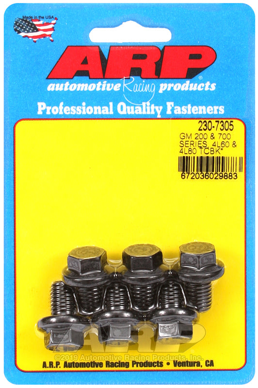 ARP GM 200 &amp; 700 4L60 &amp; 4L80 Torque Converter Bolt Kit (pack of 6) - 230-7305
