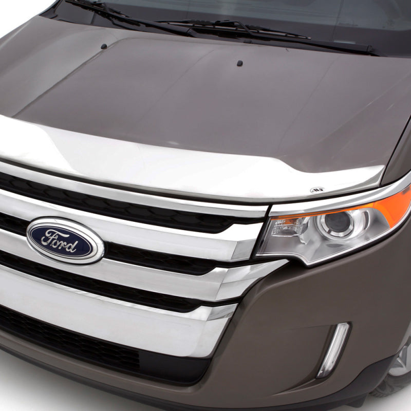 AVS 15-17 Toyota Camry Aeroskin Low Profile Hood Shield - Chrome - 622109