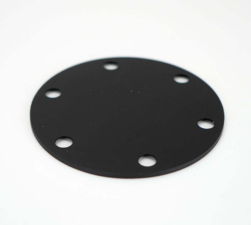 NRG Horn Delete Plate Laser Logo - Black - STR-250BK - close-up view