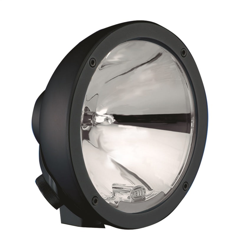 Hella Rallye 4000 Compact Black Driving Lamp w/ Bulb and Stone Shield - 009094181