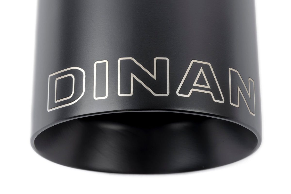Dinan - Double-Walled 4.5" Clamp-On Exhaust Tip (Black Ceramic) - D663-0644-BOX