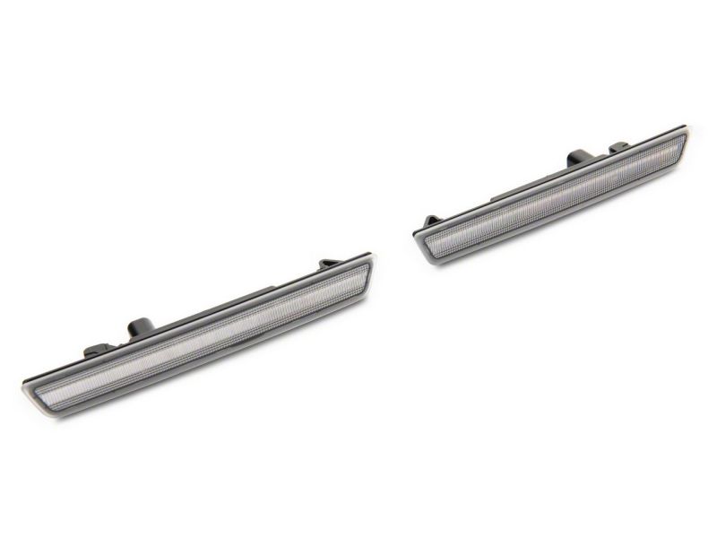 Raxiom 18-23 Dodge Challenger Widebody Axial Series LED Side Marker Lights Front and Rear- Clear - CH15222