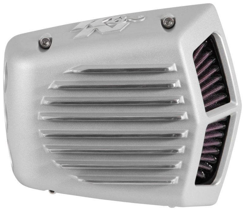 K&amp;N Street Metal Intake System 08-16 Harley Davidson Shaker Silver H/D Touring Models - RK-3951S