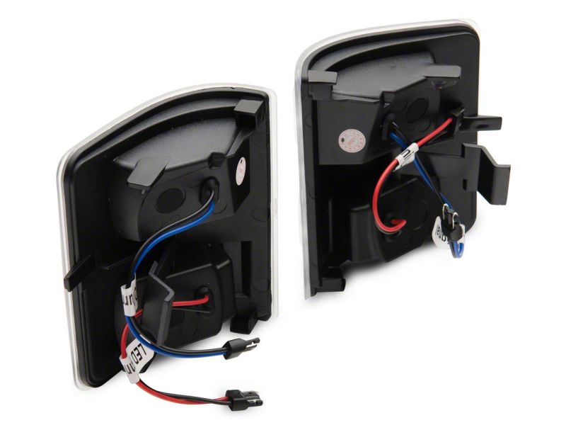 Raxiom 11-16 Ford F-250/F-350 Super Duty Axial Series LED Switchback Side Mirror Marker Lamps- Clear - SD18246