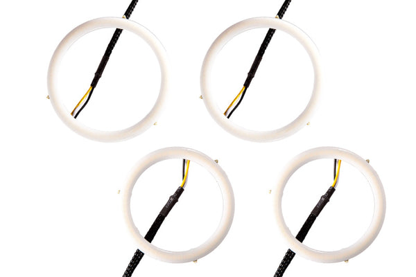 Diode Dynamics Halo Lights LED 70mm/90mm Switchback Four - DD2264 for 1997-1998 Toyota Supra - front view