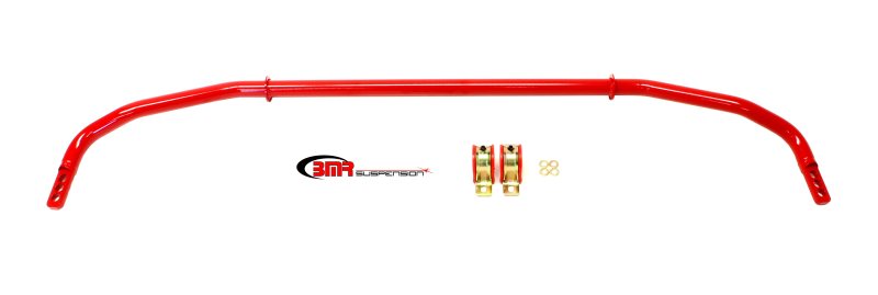BMR 12-15 5th Gen Camaro Rear Hollow 32mm Adj. Sway Bar Kit w/ Bushings - Red - SB033R