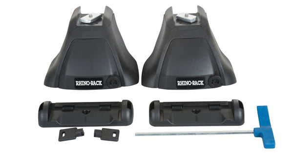Rhino-Rack 15-20 Ford F150 4 Door Pick Up Heavy Duty 2500 1 Bar Roof Rack - Black - JA8390 for 2006-2020 Ford F-150 - front view