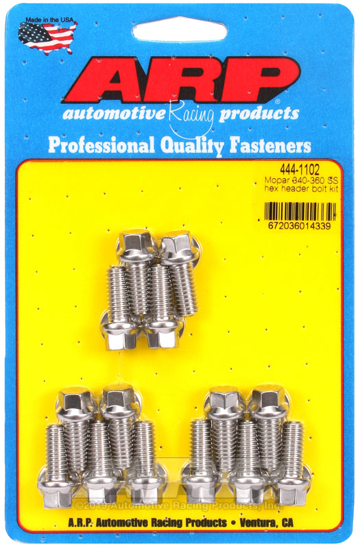 ARP Mopar 340-360 SS Hex Header Bolt Kit - 444-1102