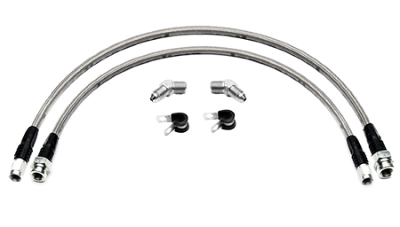 Wilwood M10x1.00 BF TO 90 20in. Flexline Kit - 220-14598