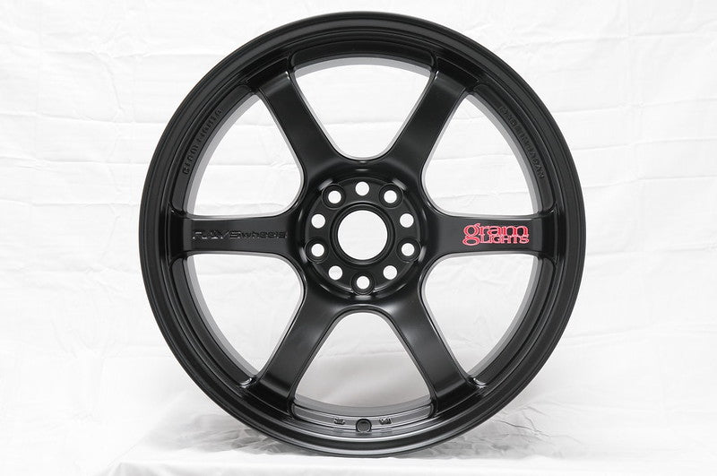 Gram Lights 57DR 19x9.5 +45 5-114.3 Semi Gloss Black Wheel