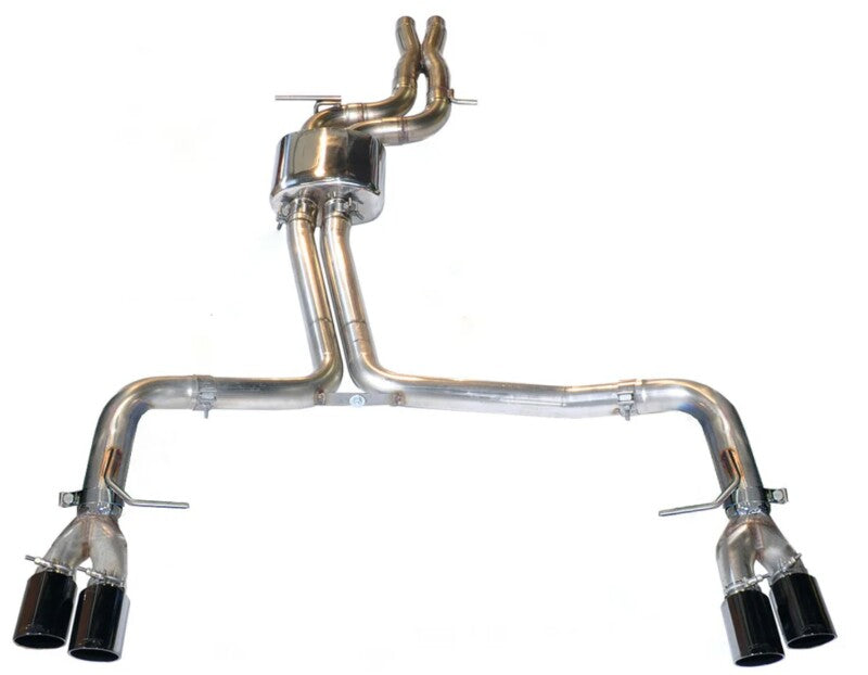 AWE Tuning Audi S5 3.0T Track Edition Exhaust - Chrome Silver Tips (90mm) - 3010-42048