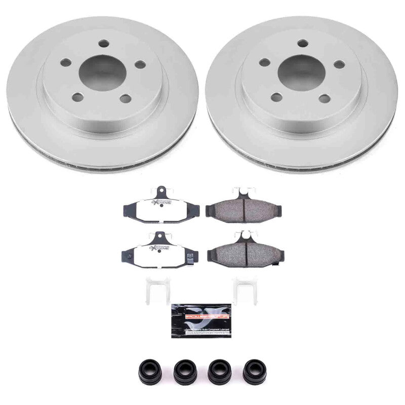 Power Stop 93-97 Chevrolet Camaro Rear Z26 Coated Brake Kit - CPK1531-26